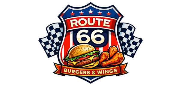 family hamburger restaurant bar lounge in rosarito baja california serving burgers and wings with drinks and nightlife at route 66 burgers and wings