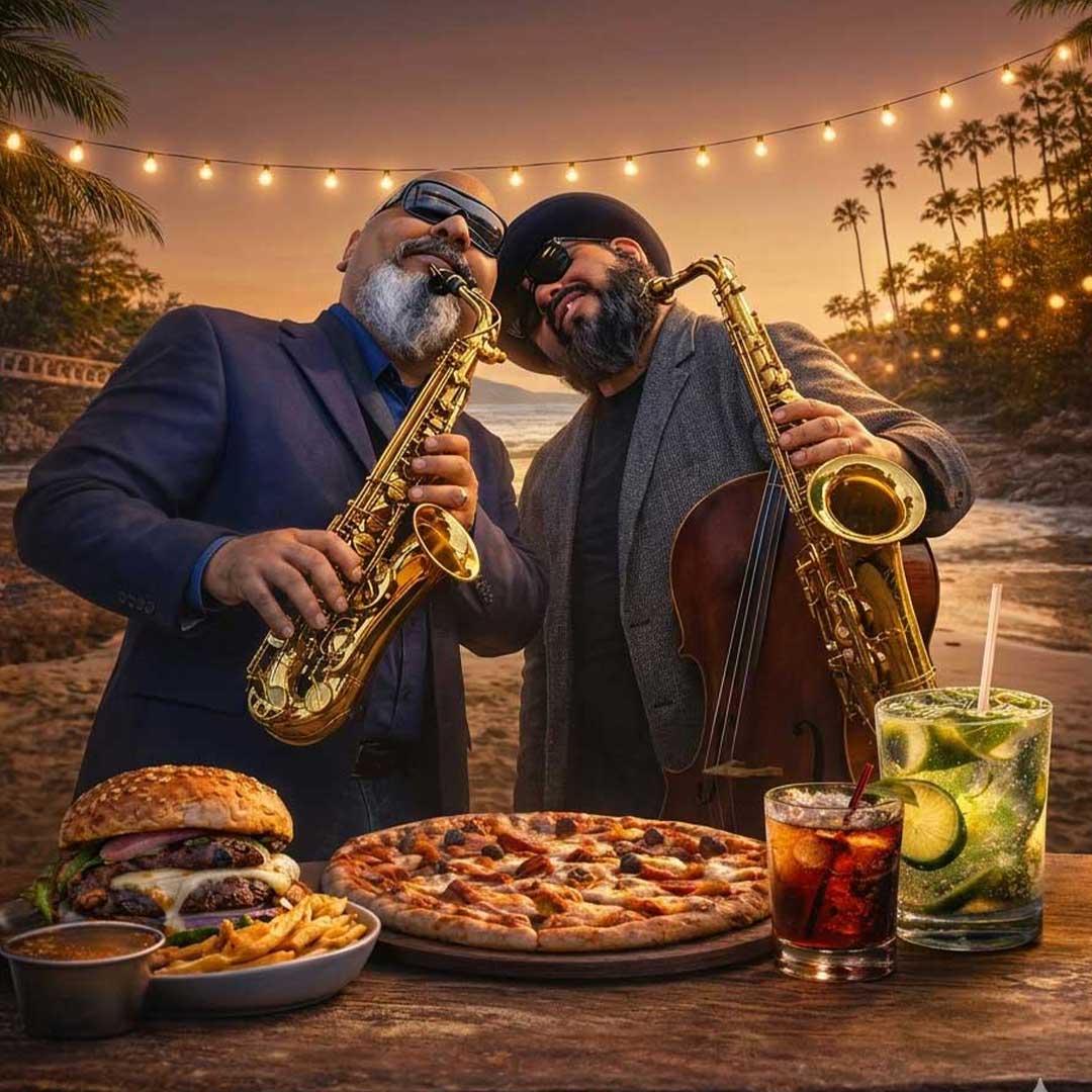 disfruta de musica en vivo y hamburguesas artesanales en el mejor Family Restaurant Lounge Rosarito BC